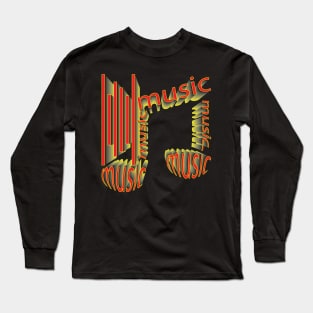 Music Music Notes Long Sleeve T-Shirt